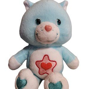 2003 Proud Heart Cat Care Bear Cousin 8.5” Plush Stuffed Animal by Play Along
